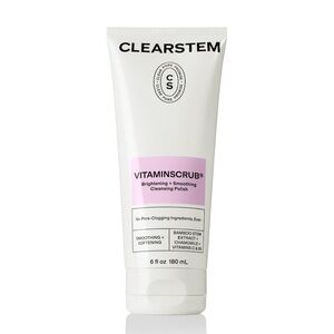 CLEARSTEM VITAMINSCRUB Exfoliating Cleanser, Vit C + B5, Smoothing (6oz) / NIB